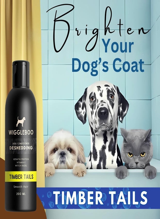 WiggleBoo Dog Conditioner | Bathing & Grooming | Deep Hydration with Aloe Vera, Shea Butter, Coconut & Jojoba Oils | Deshedding | Detangles, Softens & Reduces Shedding (Monarch Mist, 200ml) - Image 5